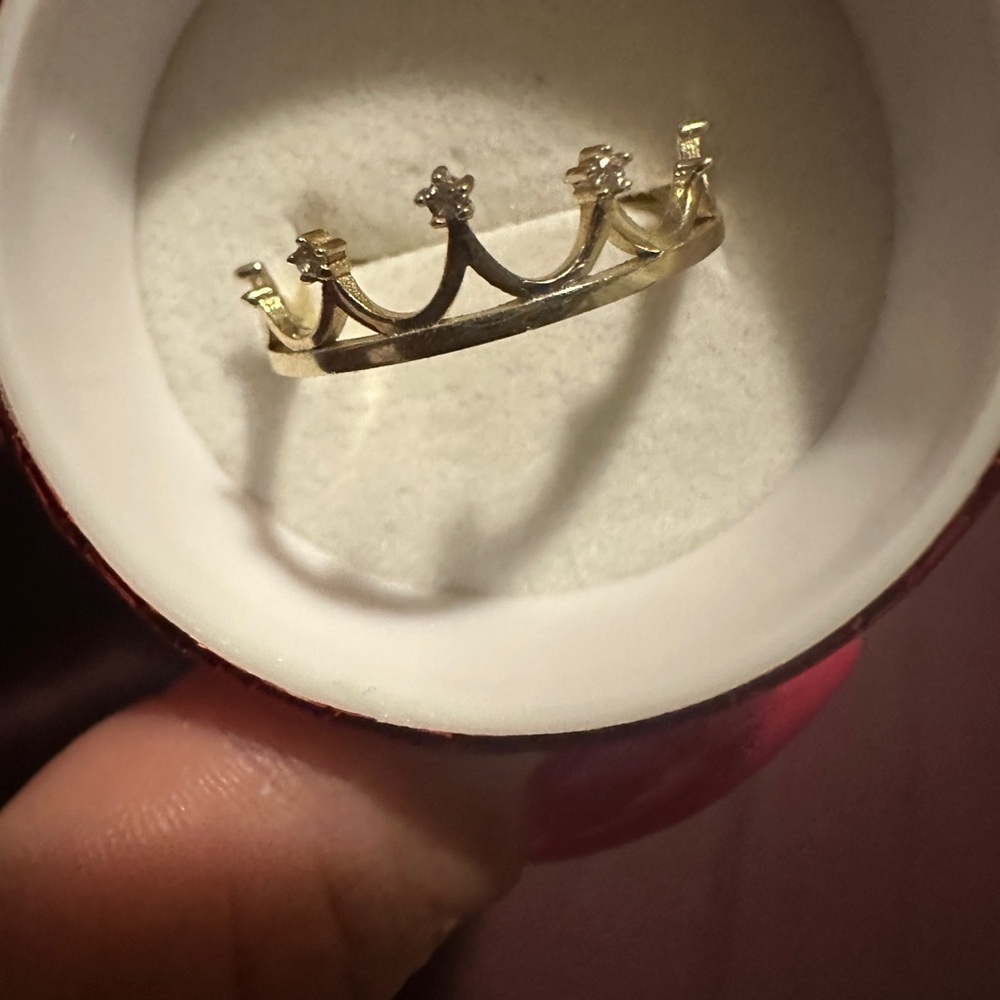Gold Crown Ring 10kt